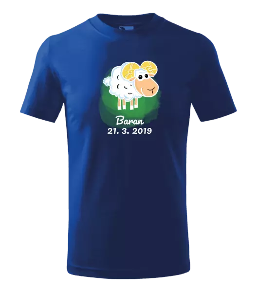 Detské tričko Baran 21. 3. až 20. 4.
