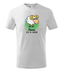 Detské tričko Baran 21. 3. až 20. 4.
