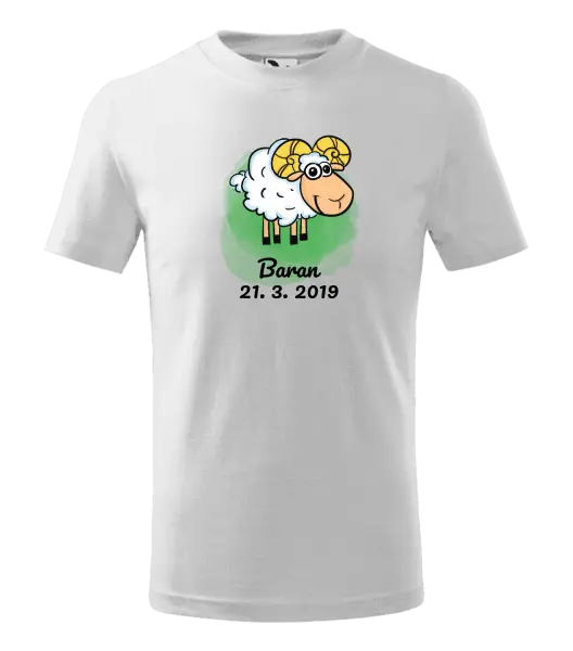 Detské tričko Baran 21. 3. až 20. 4.