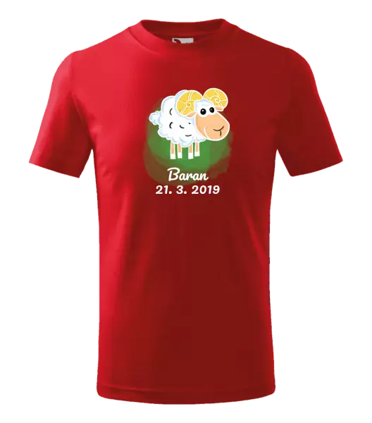 Detské tričko Baran 21. 3. až 20. 4.