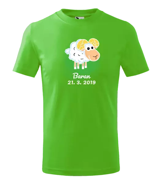 Detské tričko Baran 21. 3. až 20. 4.
