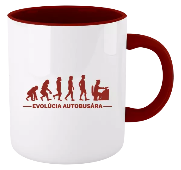 Hrnček  Evolúcia - autobusár