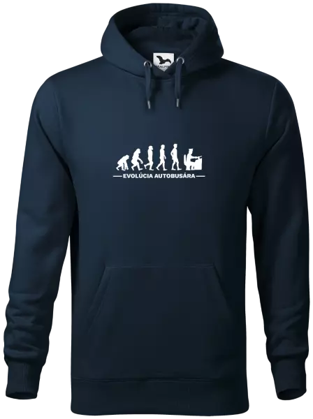Pánska mikina Evolúcia - autobusár