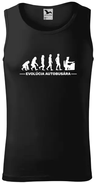 Pánske tielko Evolúcia - autobusár