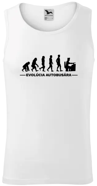 Pánske tielko Evolúcia - autobusár