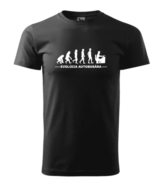 Pánske tričko Evolúcia - autobusár