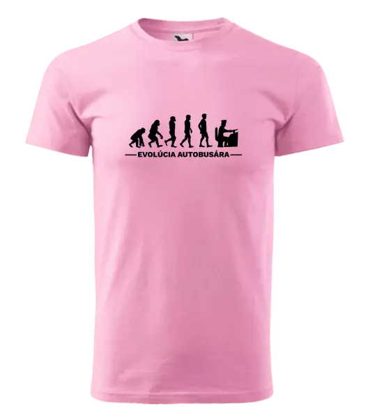 Pánske tričko Evolúcia - autobusár