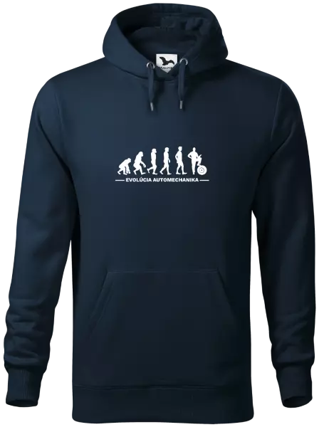 Pánska mikina Evolúcia - automechanik 