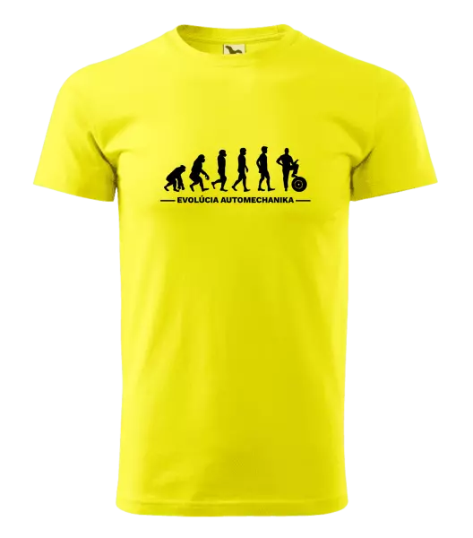Pánske tričko Evolúcia - automechanik 