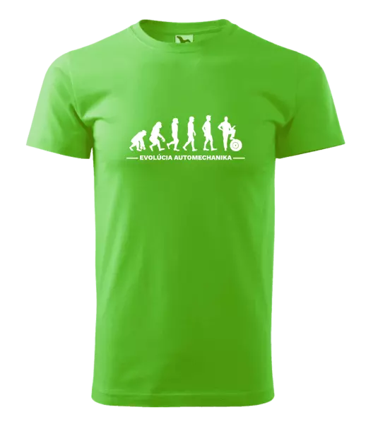 Pánske tričko Evolúcia - automechanik 
