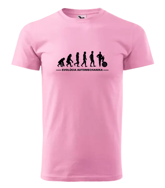 Pánske tričko Evolúcia - automechanik 