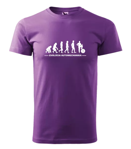 Pánske tričko Evolúcia - automechanik 