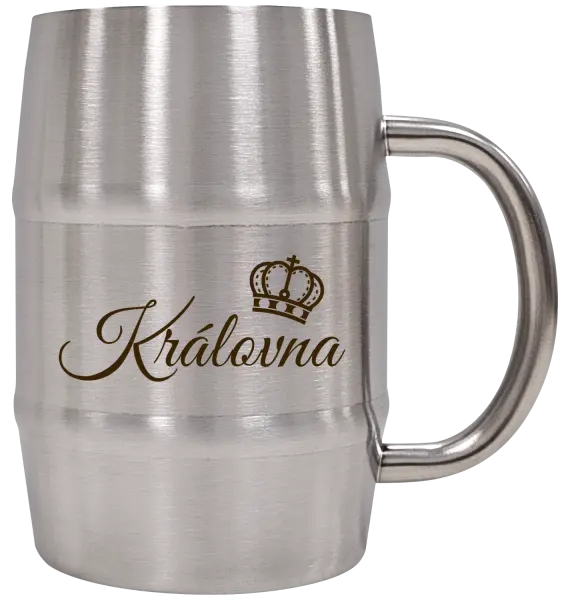 Nerezový chladicí půllitr Královna