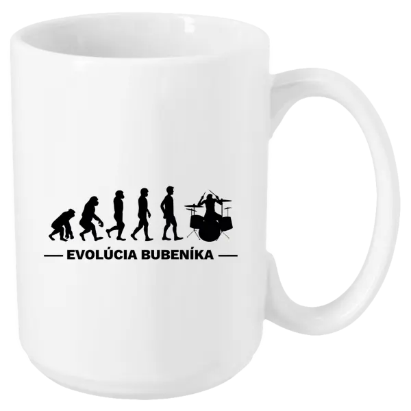 Hrnček Evolúcia - bubeník