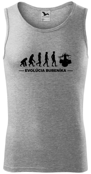 Pánske tielko Evolúcia - bubeník