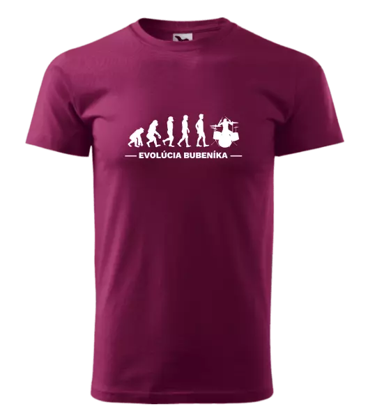 Pánske tričko Evolúcia - bubeník