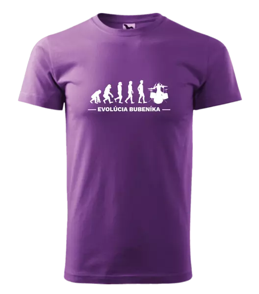 Pánske tričko Evolúcia - bubeník