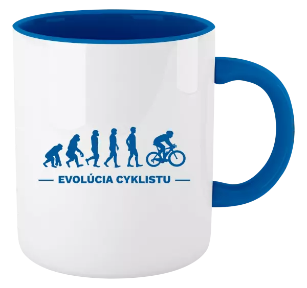Hrnček  Evolúcia - cyklista