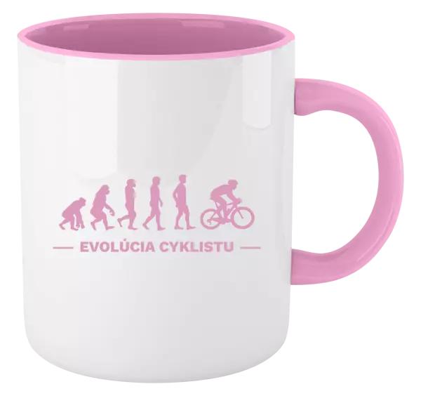 Hrnček  Evolúcia - cyklista