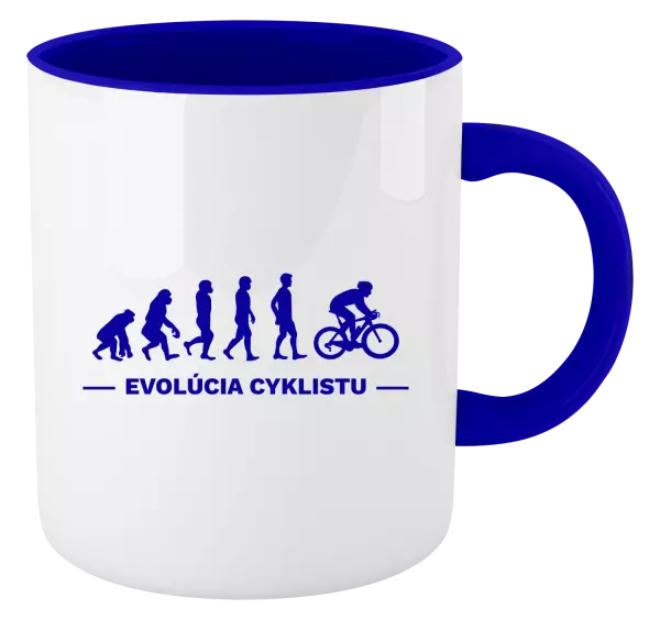 Hrnček  Evolúcia - cyklista