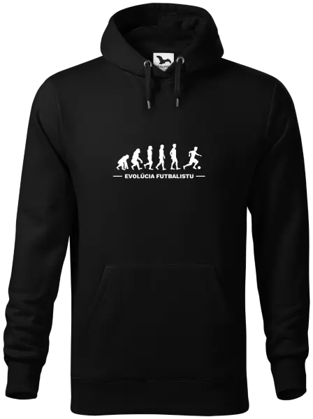 Pánska mikina Evolúcia - futbalista