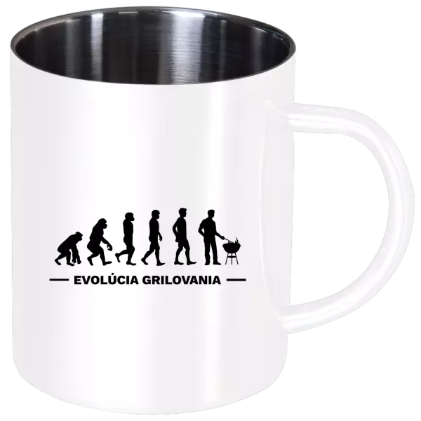 Nerezový hrnček Evolúcia - grilovania