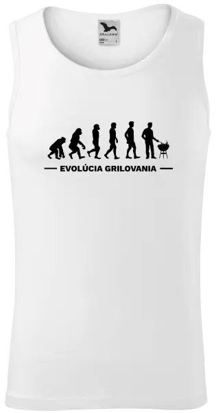 Pánske tielko Evolúcia - grilovania