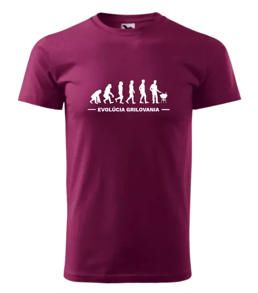 Pánske tričko Evolúcia - grilovania