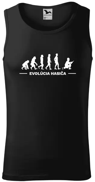 Pánske tielko Evolúcia- hasič 