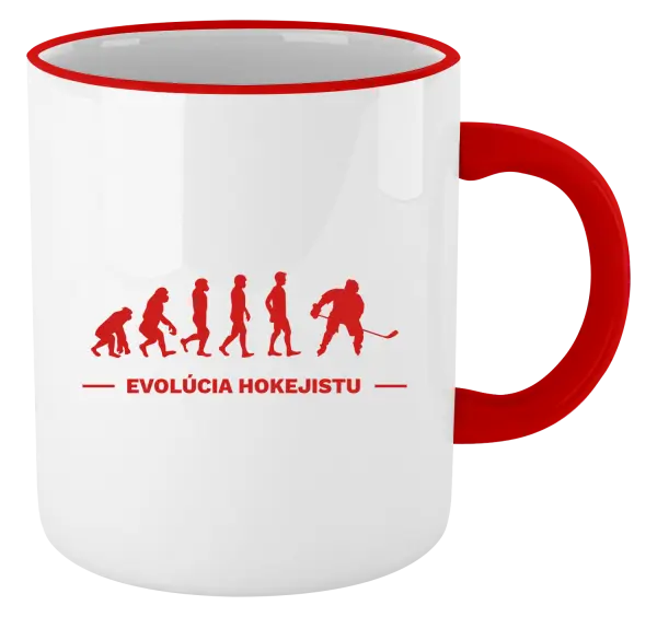 Hrnček Evolúcia - hokejistu