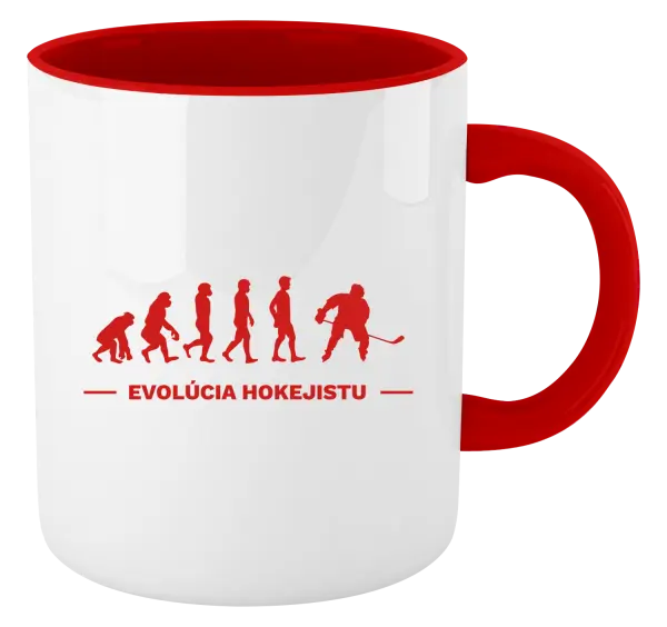 Hrnček  Evolúcia - hokejistu