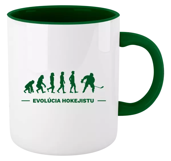 Hrnček  Evolúcia - hokejistu