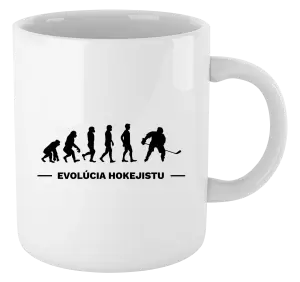 Hrnček Evolúcia - hokejistu