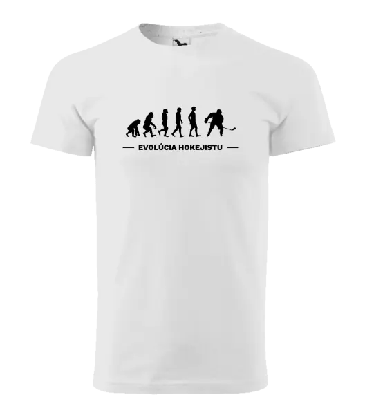 Pánske tričko Evolúcia - hokejistu