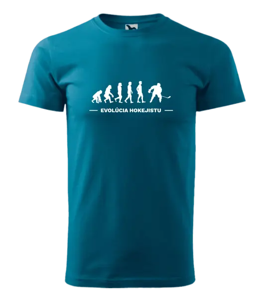 Pánske tričko Evolúcia - hokejistu