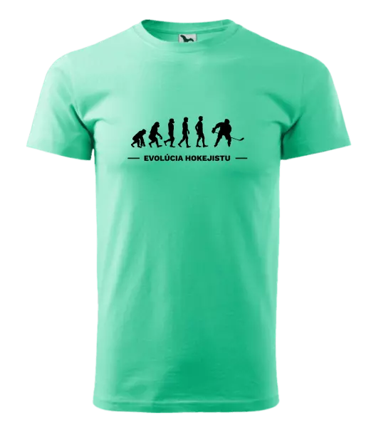 Pánske tričko Evolúcia - hokejistu