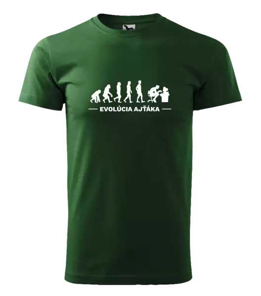 Pánske tričko Evolúcia - IT špecialistov