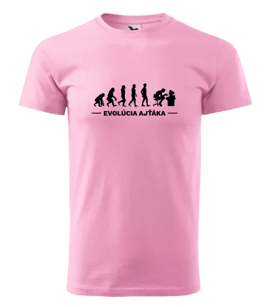 Pánske tričko Evolúcia - IT špecialistov