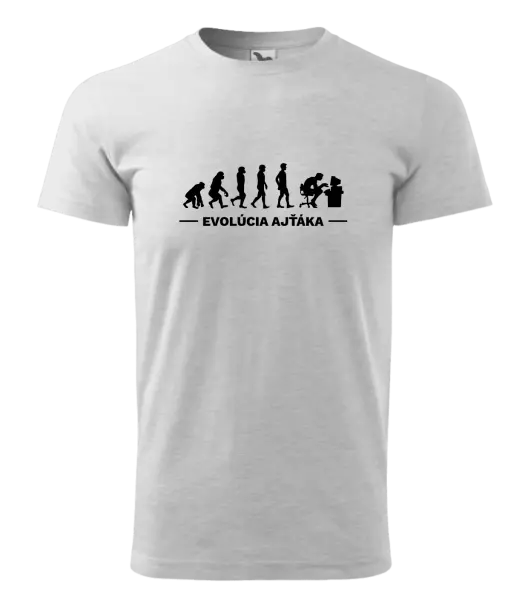 Pánske tričko Evolúcia - IT špecialistov