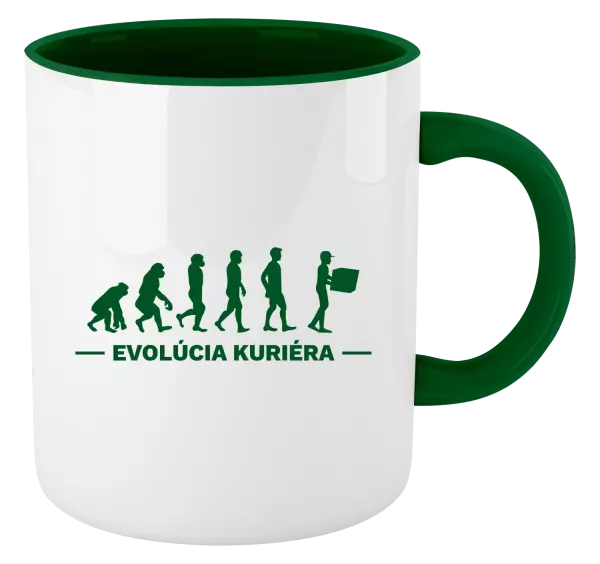 Hrnček  Evolúcia - kuriér
