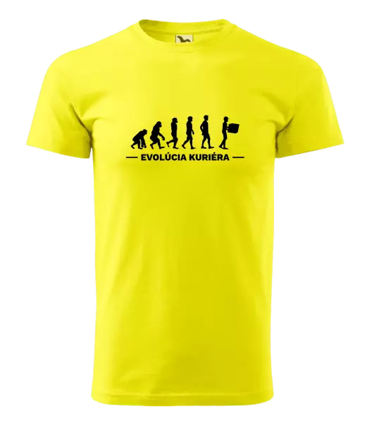 Pánske tričko Evolúcia - kuriér