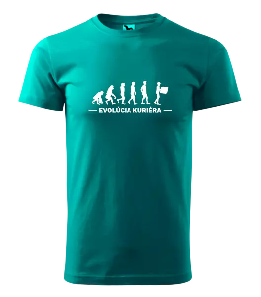 Pánske tričko Evolúcia - kuriér