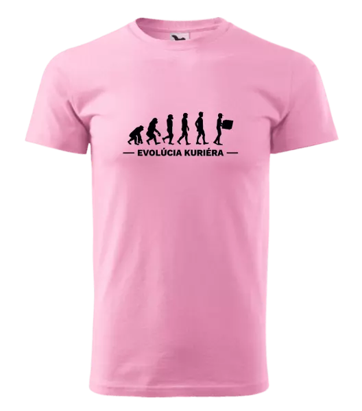 Pánske tričko Evolúcia - kuriér