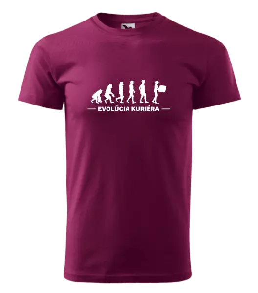 Pánske tričko Evolúcia - kuriér