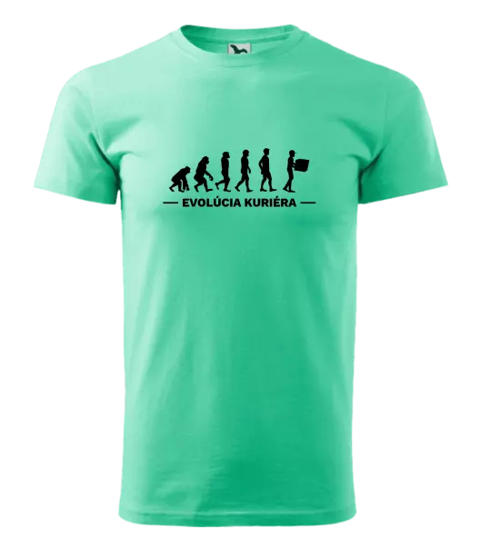 Pánske tričko Evolúcia - kuriér