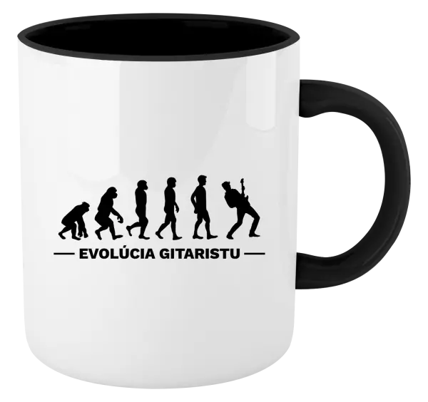 Hrnček  Evolúcia - gitaristu