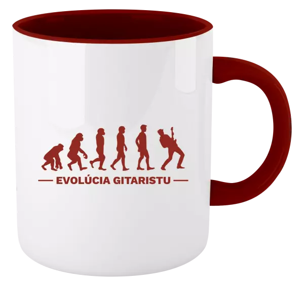Hrnček  Evolúcia - gitaristu