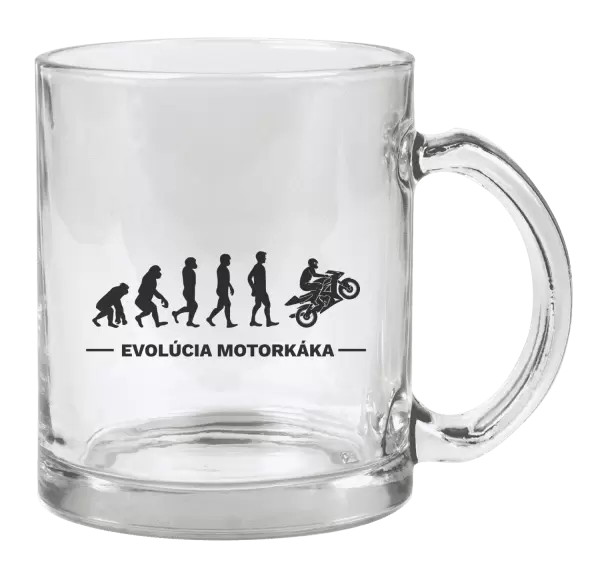 Hrnček Evolúcia - motorkára