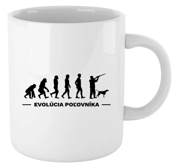 Hrnček Evolúcia - poľovníka