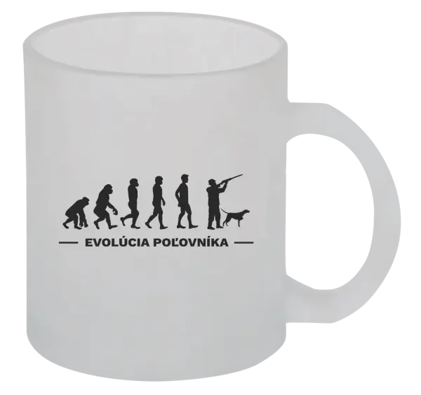 Hrnček Evolúcia - poľovníka
